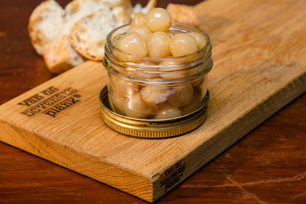 Amsterdamse uitjes met appelstroop en balsamico 